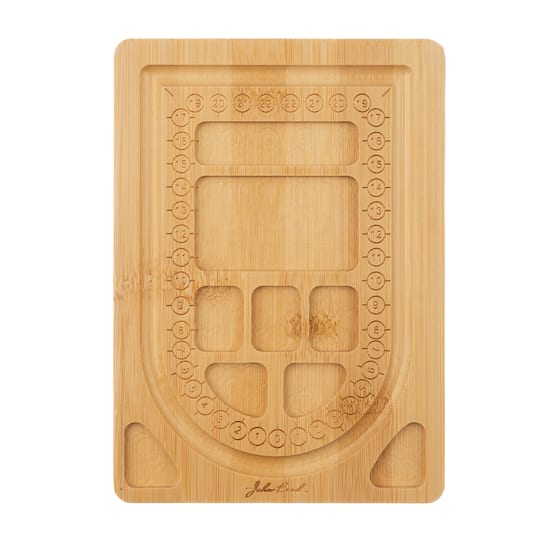 John Bead; John Bead 5.5" x 8" Classic Travel Wood Bead Board; Category:Bead Boards; Image:1